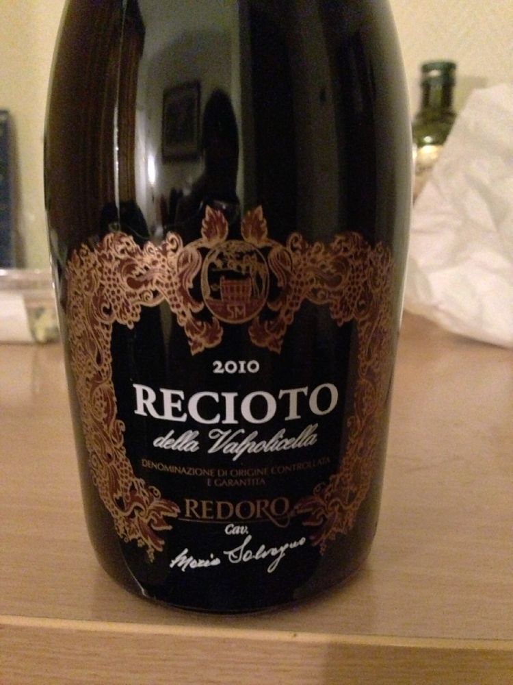 Redoro Srl Frantoi Veneti Recioto della Valpolicella DOCG 2010, Лицевая, #275