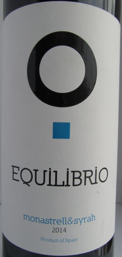 Vinos Sierra Norte S.L. EQUILIBRIO Monastrell Syrah DO Jumilla 2014, Основная, #2783