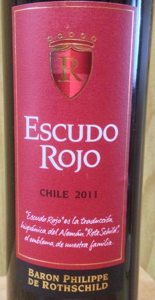 Baron Philippe de Rothschild Maipo Chile S.p.A. Escudo Rojo 2011, Основная, #2955