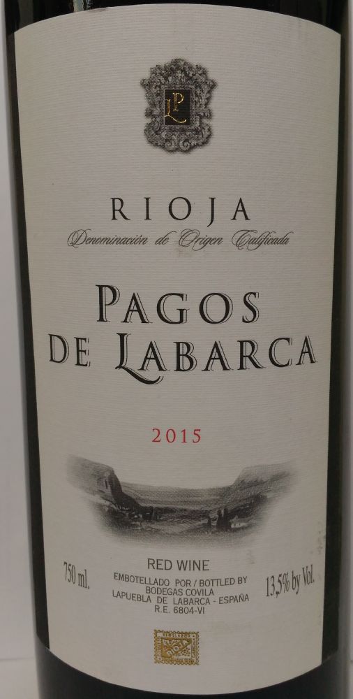 Bodegas Covila Pagos de Labarca DOCa Rioja 2015, Основная, #2968