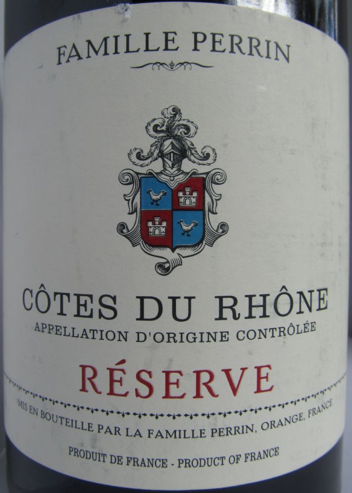 Perrin Et Fils S.A. Reserve Côtes du Rhône AOC/AOP 2012, Основная, #3024
