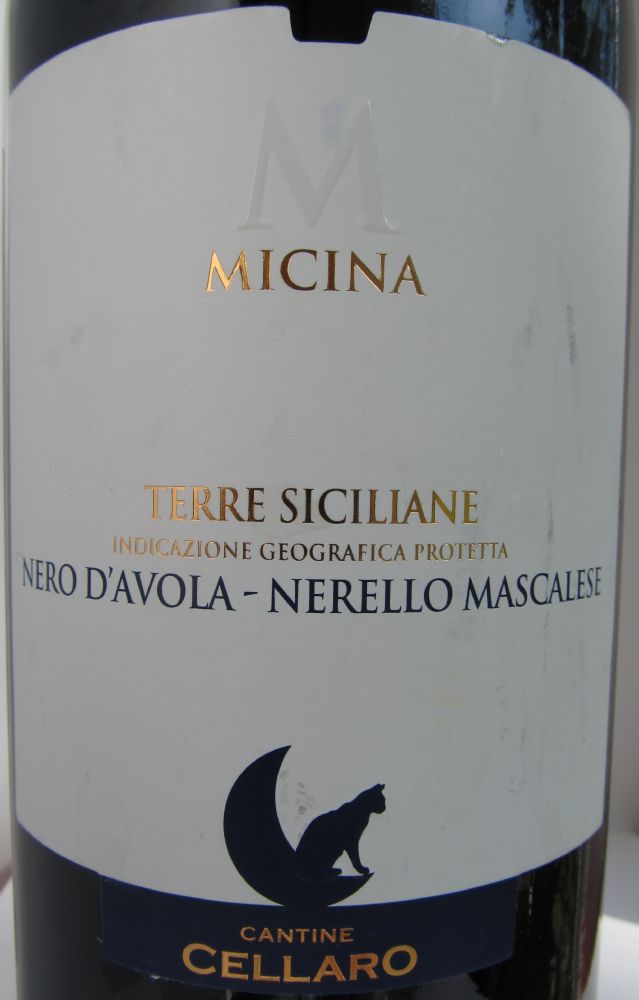 Cantina Cellaro s.c.a. MICINA Nero d'Avola Nerello Mascalese Terre Siciliane IGT 2013, Основная, #3034