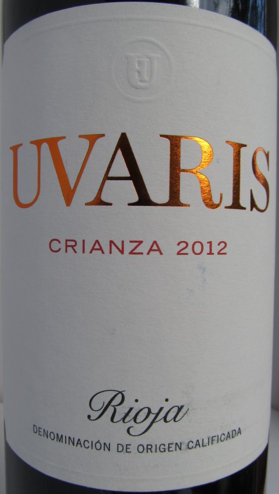 Bodegas Marqués de Reinosa S. Coop. UVARIS Crianza DOCa Rioja 2012, Основная, #3073