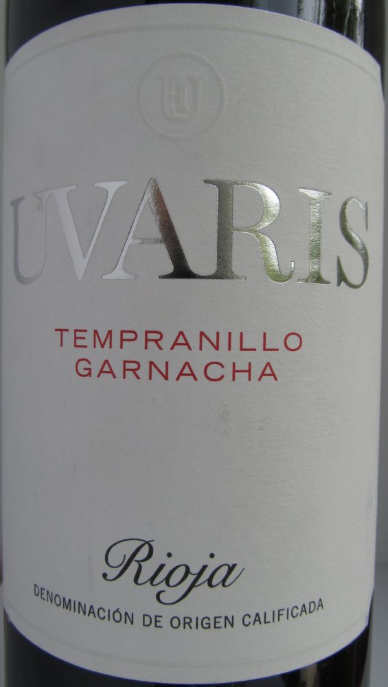 Bodegas Marqués de Reinosa S. Coop. UVARIS Tempranillo Garnacha DOCa Rioja 2014, Основная, #3106