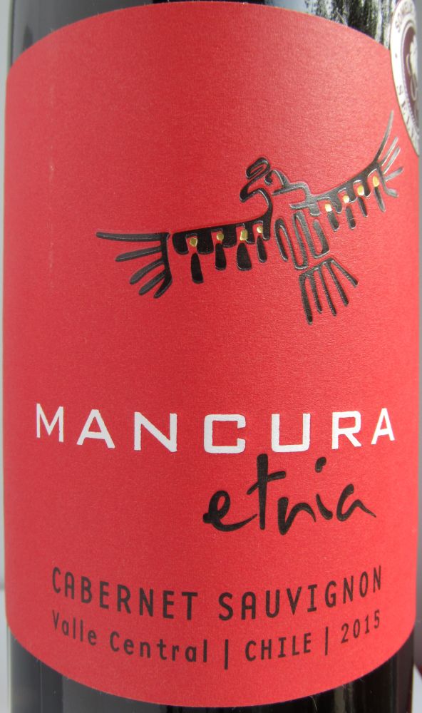 Viña Fray León S.A MANCURA etnia Cabernet Sauvignon 2015, Основная, #3162