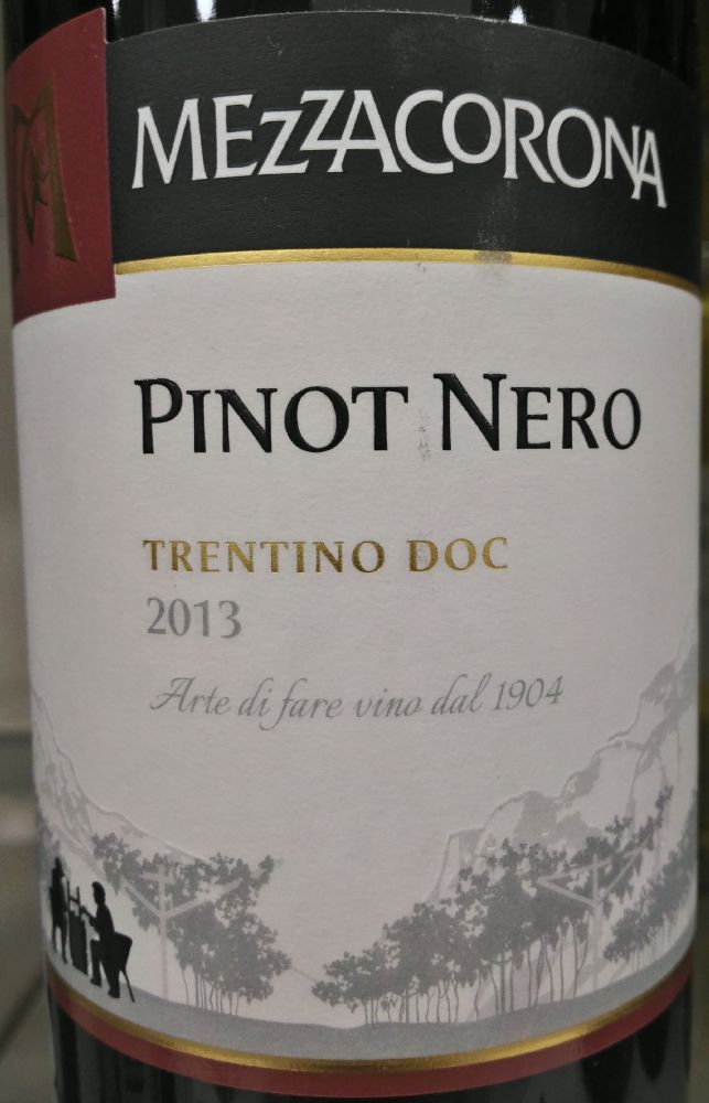 Nosio S.p.a. MEZZACORONA Pinot Nero Trentino DOC 2013, Основная, #3193