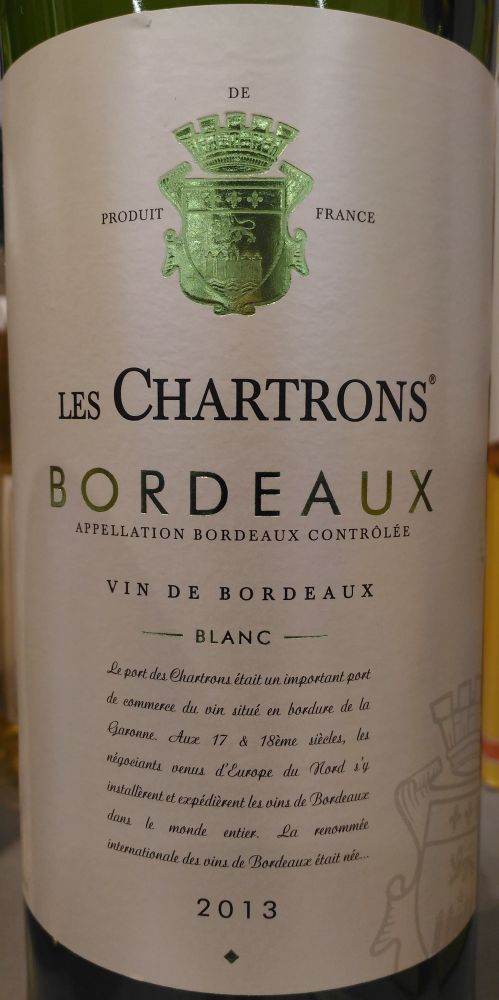 Terre de Vignerons Les Chartrons Bordeaux AOC/AOP 2013, Основная, #3306