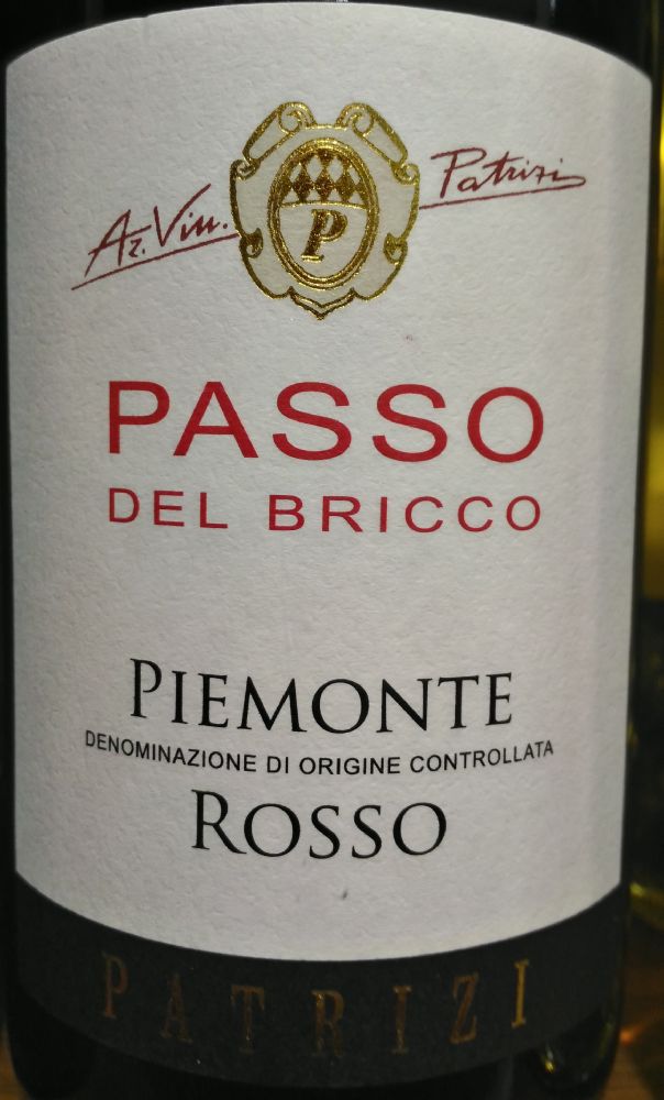 Manfredi A&C S.A.S. PATRIZI Passo del Bricco Piemonte DOC 2013, Основная, #3309