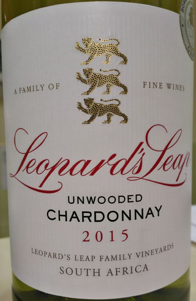 Leopard's Leap Wines Pty Ltd Unwooded Chardonnay 2015, Основная, #3342