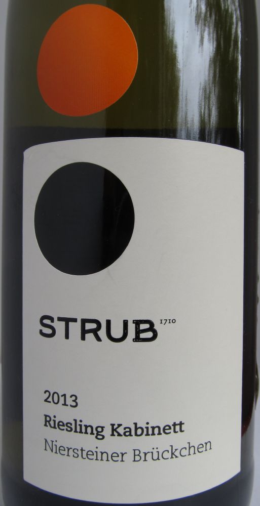 Weingut J. & H. A. Strub Niersteiner Brückchen Kabinett Riesling 2013, Основная, #3385