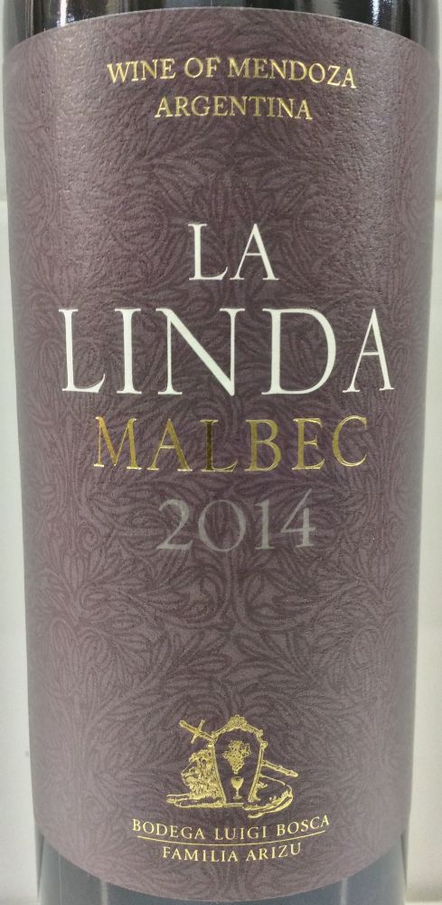 Leoncio Arizu S.A. Malbec Finca La Linda 2014, Основная, #3433