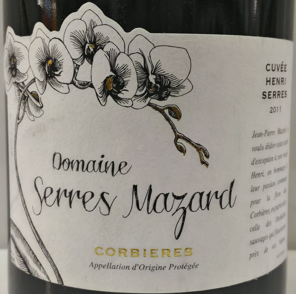 EARL Cellier Saint Damien Domaine Serres Mazard Cuvée Henri Serres Corbières AOC/AOP 2011, Основная, #3452