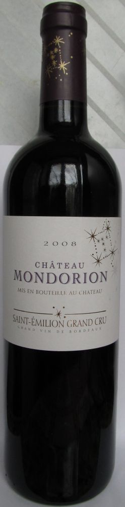 S.C.E.A. Mondorion Château Mondorion Saint-Emilion grand cru AOC/AOP 2008, Лицевая, #350
