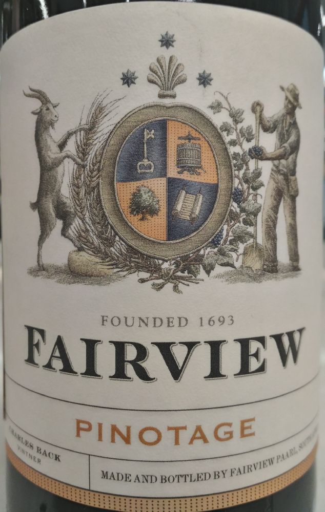 Fairview Wines Pty Ltd Pinotage W.O. Paarl 2015, Основная, #3652