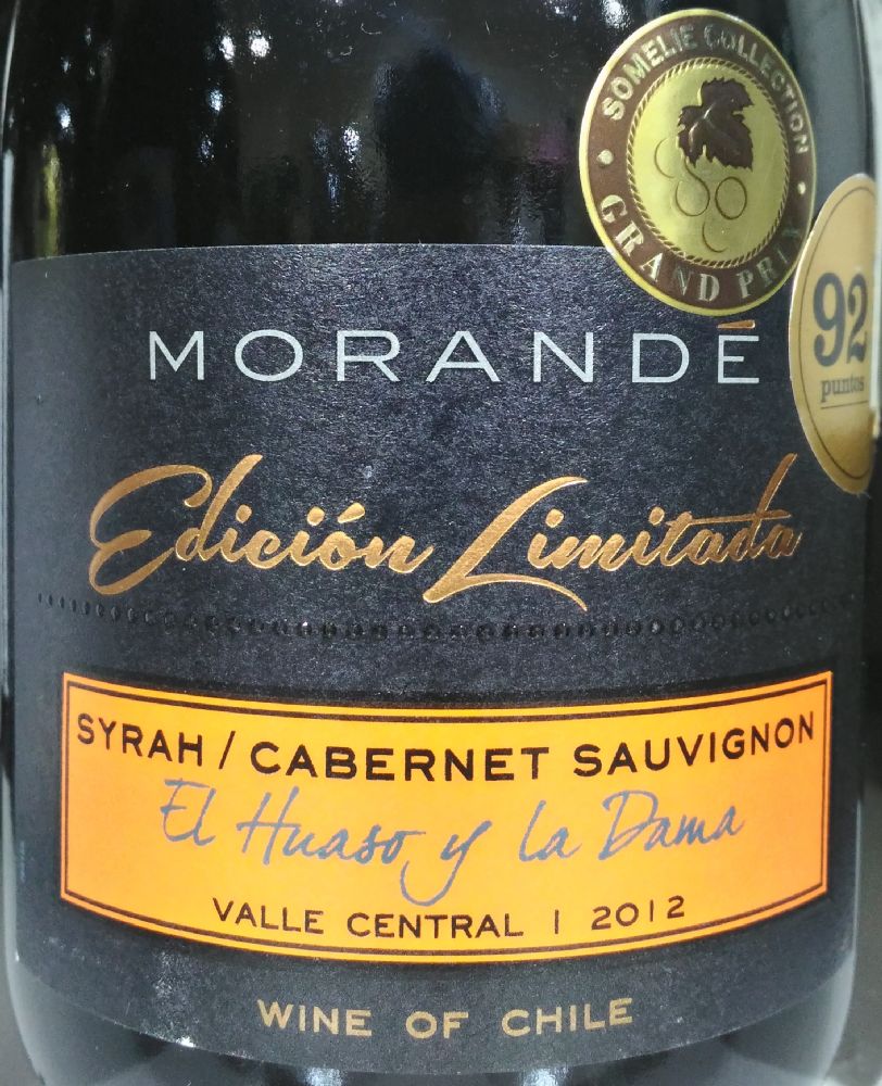 Viña Morandé S.A. Edición Limitada El Huaso y la Dama Syrah Cabernet Sauvignon 2011, Основная, #3700