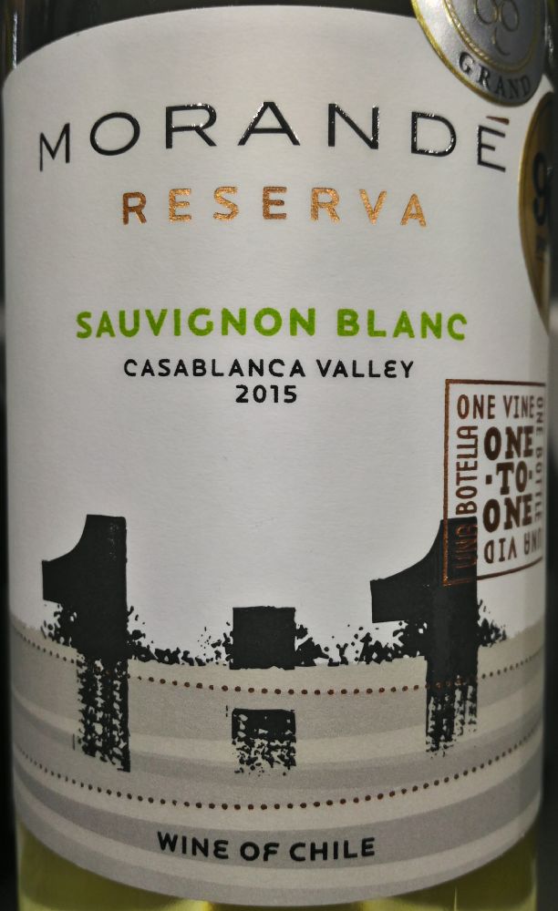 Viña Morandé S.A. Reserva Sauvignon Blanc D.O. Casablanca Valley 2015, Основная, #3716