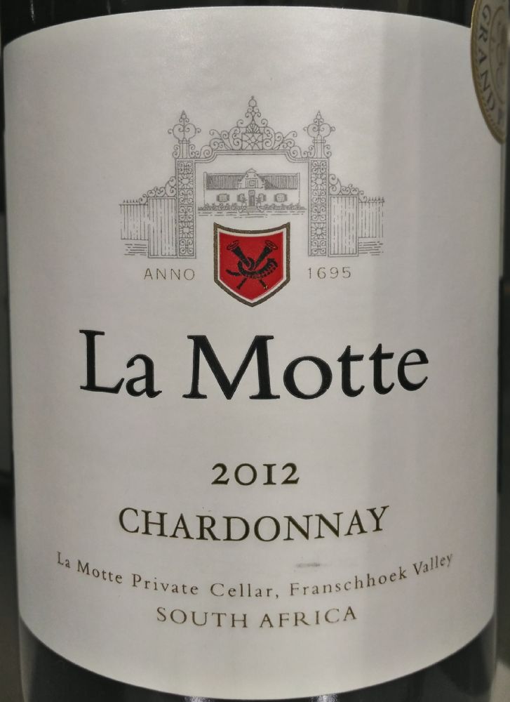 La Motte Wine Estate (PTY) LTD Chardonnay W.O. Franschhoek 2012, Основная, #3725