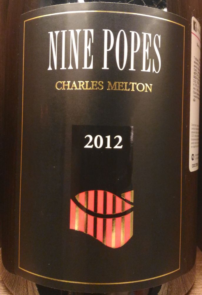 Charles Melton Wines NINE POPES 2012, Основная, #3788