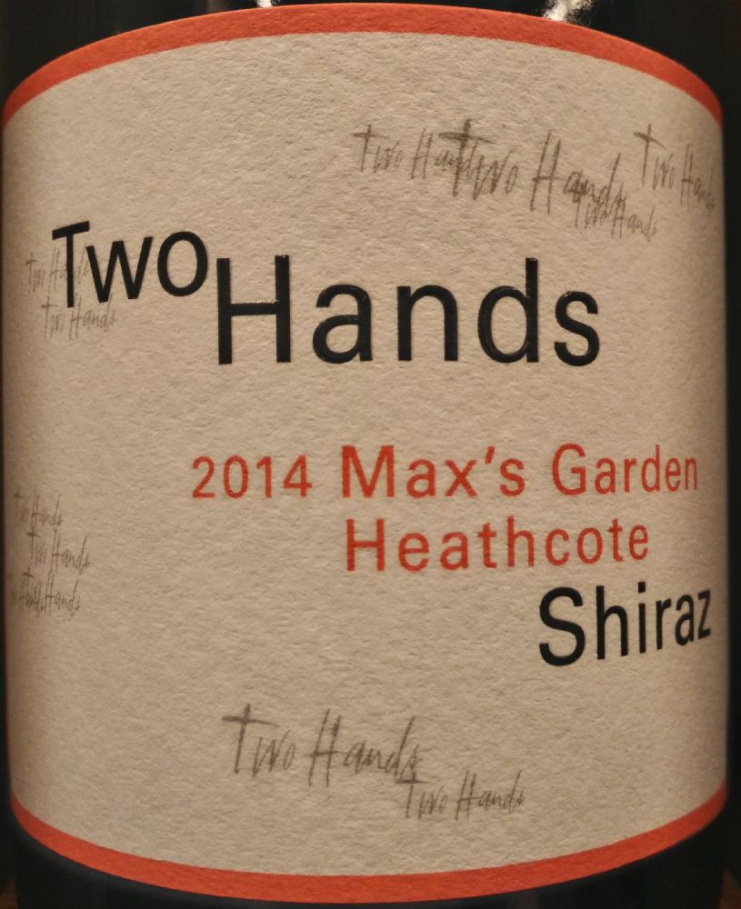Two Hands Wines (Pty) Ltd Max’s Garden Shiraz Heathcote 2014, Основная, #3792