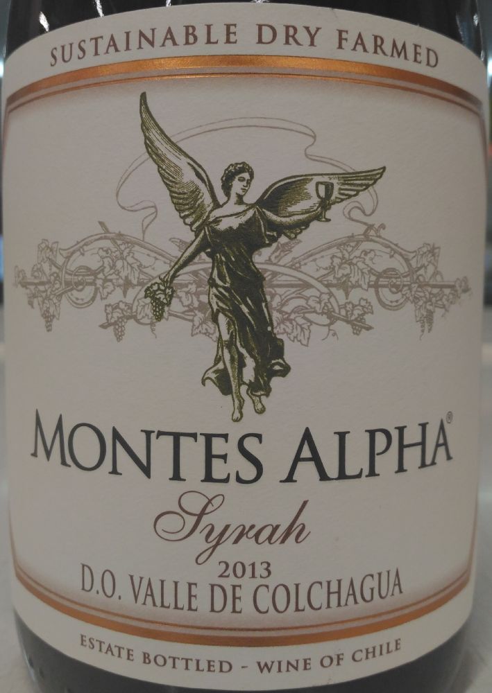 Montes S.A. Montes Alpha Syrah D.O. Colchagua Valley 2013, Основная, #3839