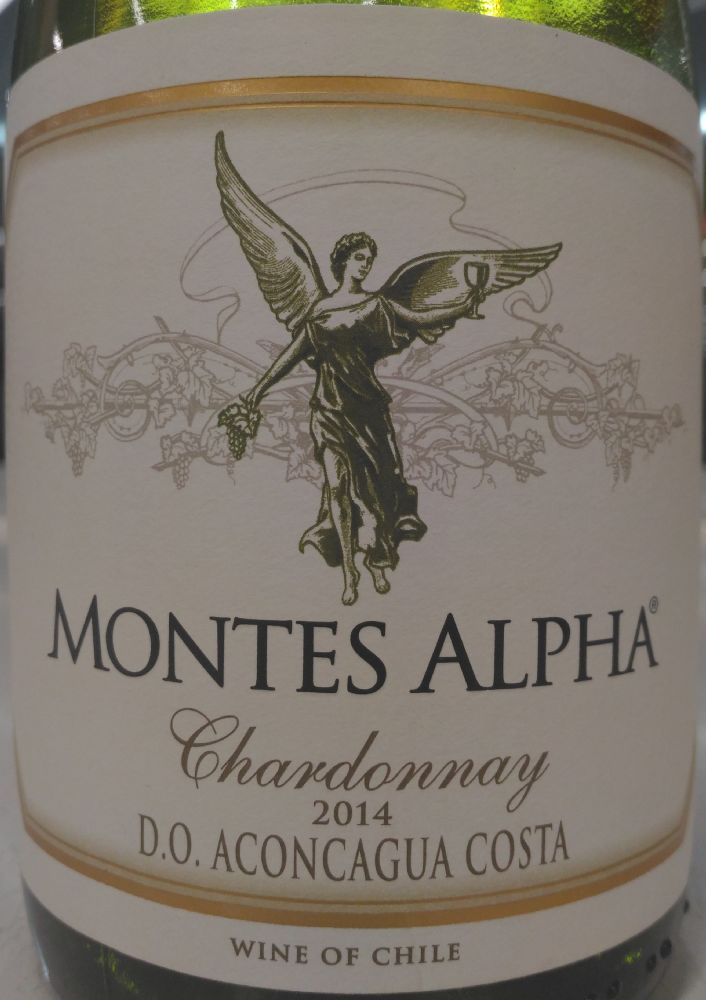Montes S.A. Montes Alpha Chardonnay D.O. Aconcagua Costa 2014, Основная, #3846
