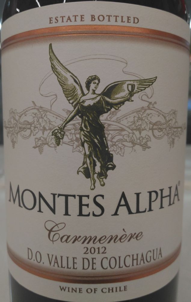 Montes S.A. Montes Alpha Carménère D.O. Colchagua Valley 2012, Основная, #3849