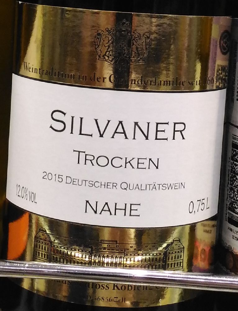 Schloss Koblenz GmbH Trocken Silvaner 2015, Основная, #3870