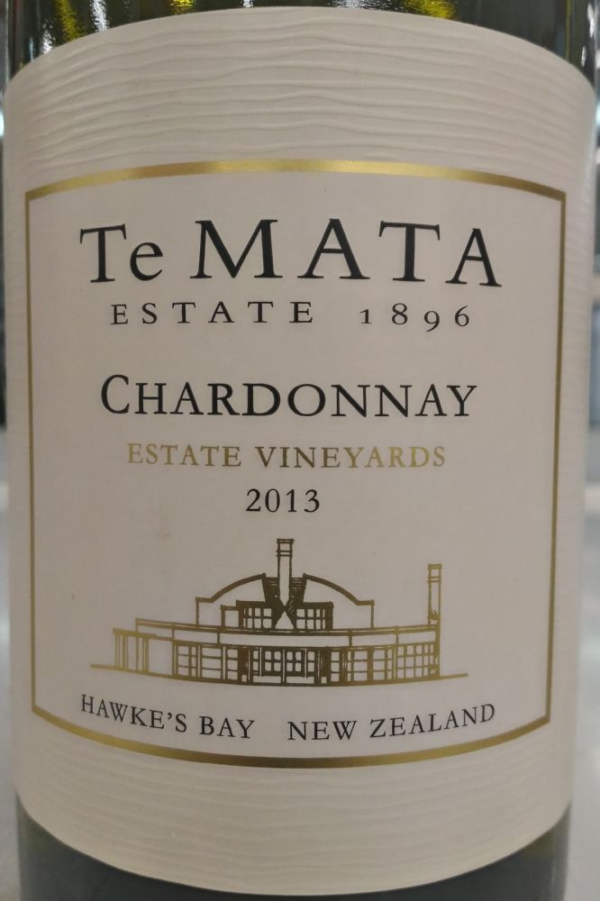Te Mata Estate Winery Ltd Estate Vineyards Chardonnay Hawke’s Bay 2013, Основная, #3882