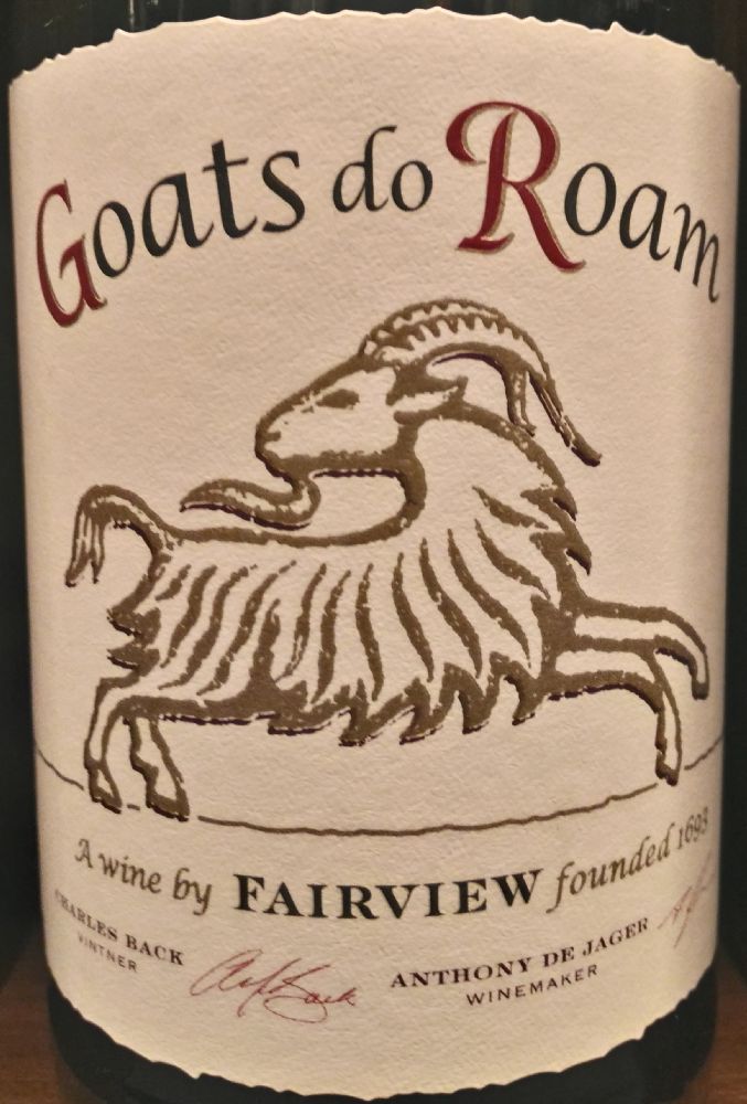 Fairview Wines Pty Ltd Goats do Roam 2015, Основная, #3943