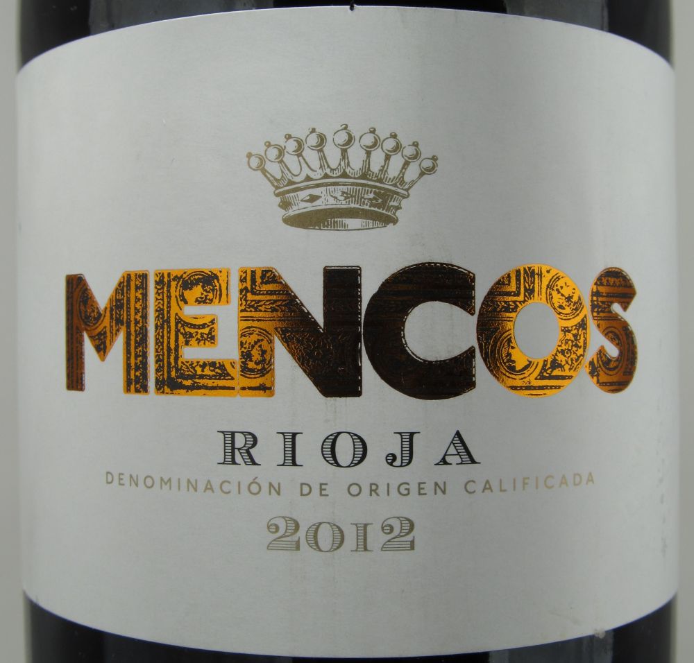 Manso de Zúñiga Wines & Vineyards S.L. MENCOS DOCa Rioja 2012, Лицевая, #395