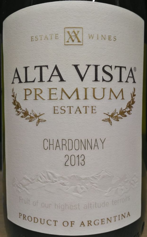 La Casa del Rey S.A. Alta Vista Premium Estate Chardonnay 2013, Основная, #3993