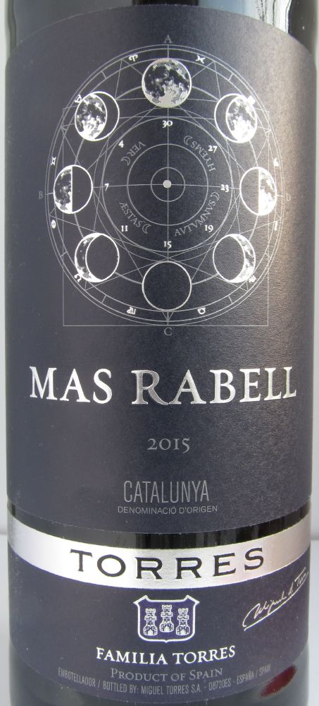 Miguel Torres S.A. Mas Rabell DO Cataluña 2015, Основная, #4038