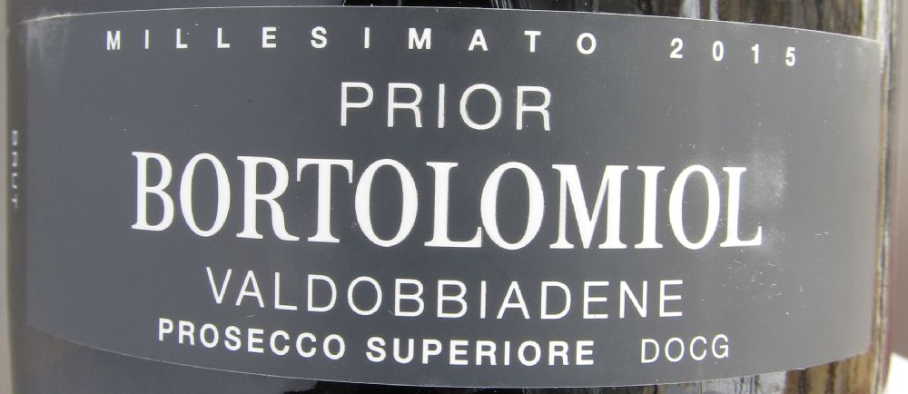 Bortolomiol S.p.A. PRIOR Millesimato Valdobbiadene - Prosecco Superiore DOCG 2015, Основная, #4324