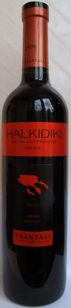 Evangelos Tsantalis S.A. HALKIDIKI Limnio Merlot 2010, Основная, #433