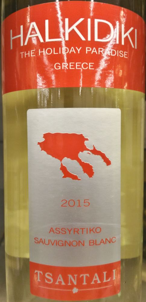 Evangelos Tsantalis S.A. HALKIDIKI Assyrtiko Sauvignon Blanc 2015, Основная, #4529