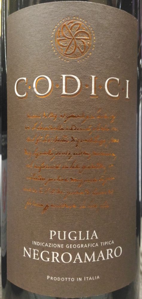 M.G.M. Mondo del Vino S.r.l. Codici Negroamaro Puglia IGT 2014, Основная, #4611