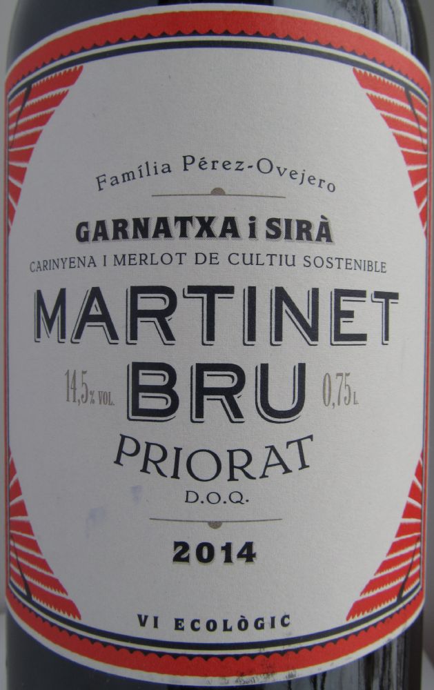 Mas Martinet Viticultors S.L. MARTINET BRU DOCa Priorat 2014, Основная, #4638
