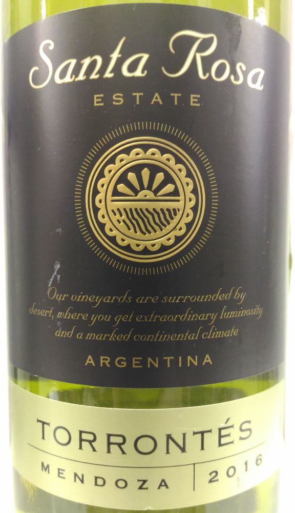 Familia Zuccardi (La Agricola S.A.)  Santa Rosa Estate Torrontés 2016, Основная, #4646