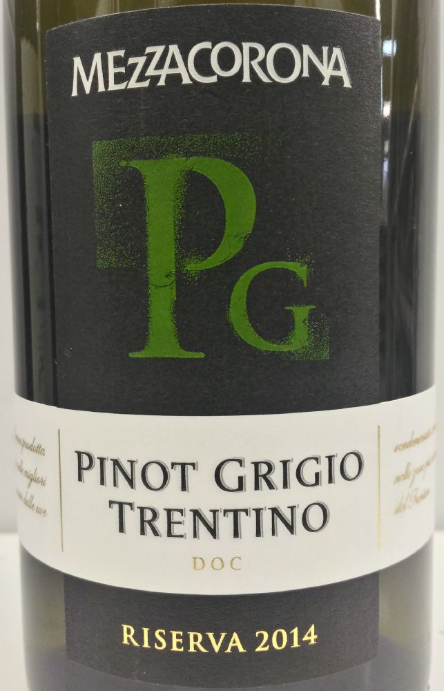 Nosio S.p.a. MEZZACORONA Riserva Pinot Grigio Trentino DOC 2014, Основная, #4661