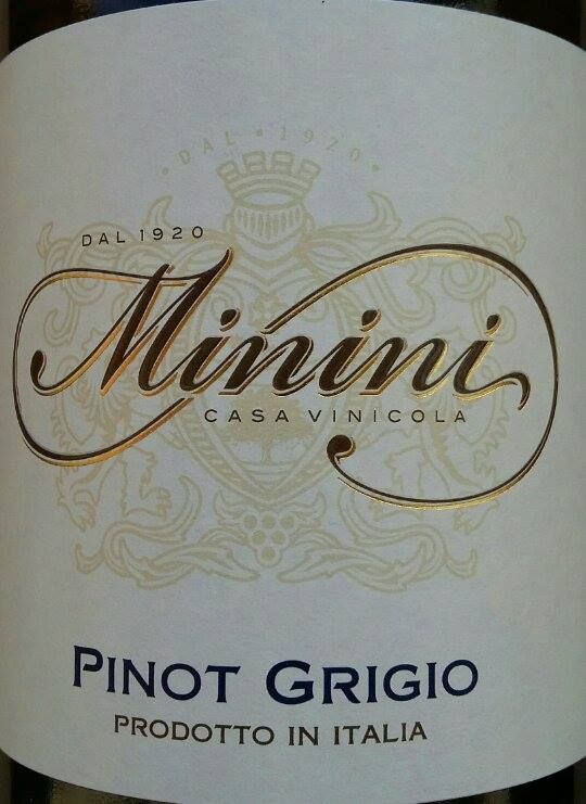 Cantine Francesco Minini S.p.a. Pinot Grigio Veneto IGT 2015, Основная, #4730