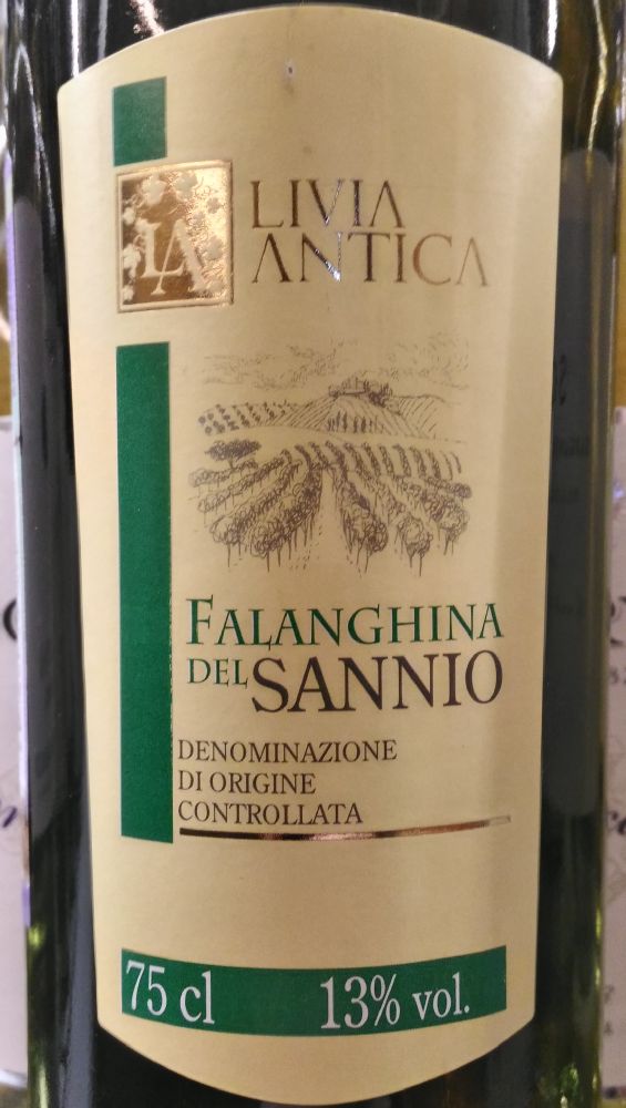 Cantine di Tufo Snc di La Marca Giovanni & C. Livia Antica Falanghina del Sannio DOC 2014, Основная, #4805