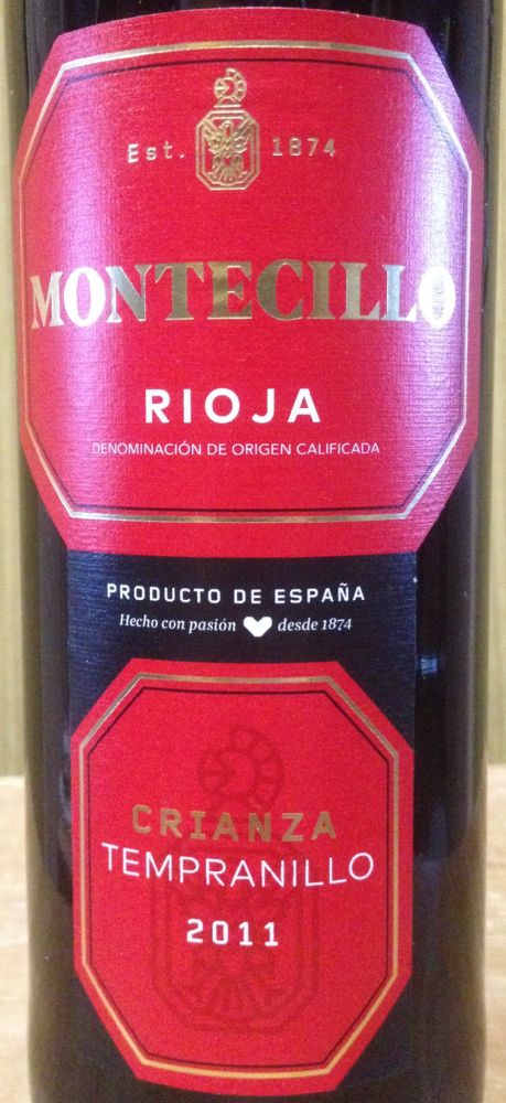 Bodegas Montecillo S.A. Crianza DOCa Rioja 2011, Основная, #4826