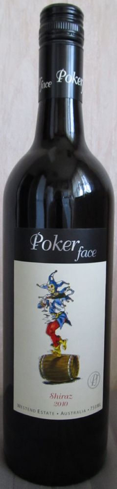 Westend Estate Pty Ltd Poker Face Shiraz 2010, Лицевая, #484