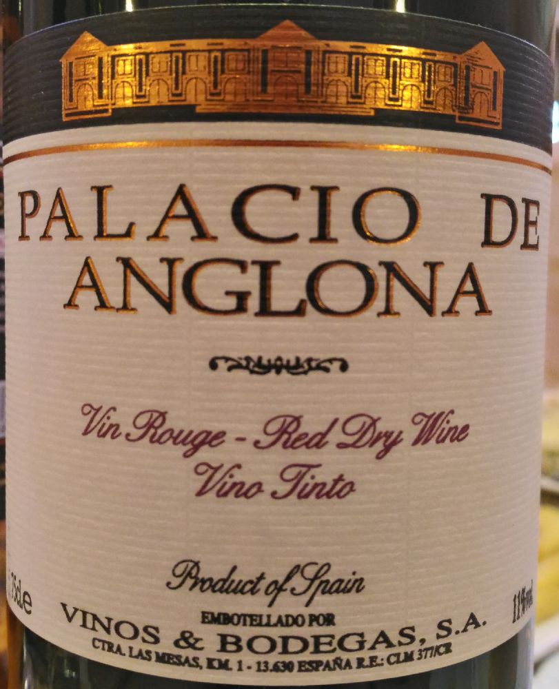 Vinos y Bodegas S.A. Palacio de Anglona 2014, Основная, #4889