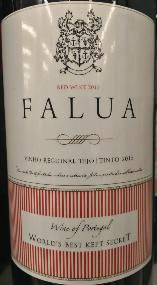 Falua Sociedade de Vinhos S.A. FALUA Vinho Regional Tejo 2015, Основная, #4899