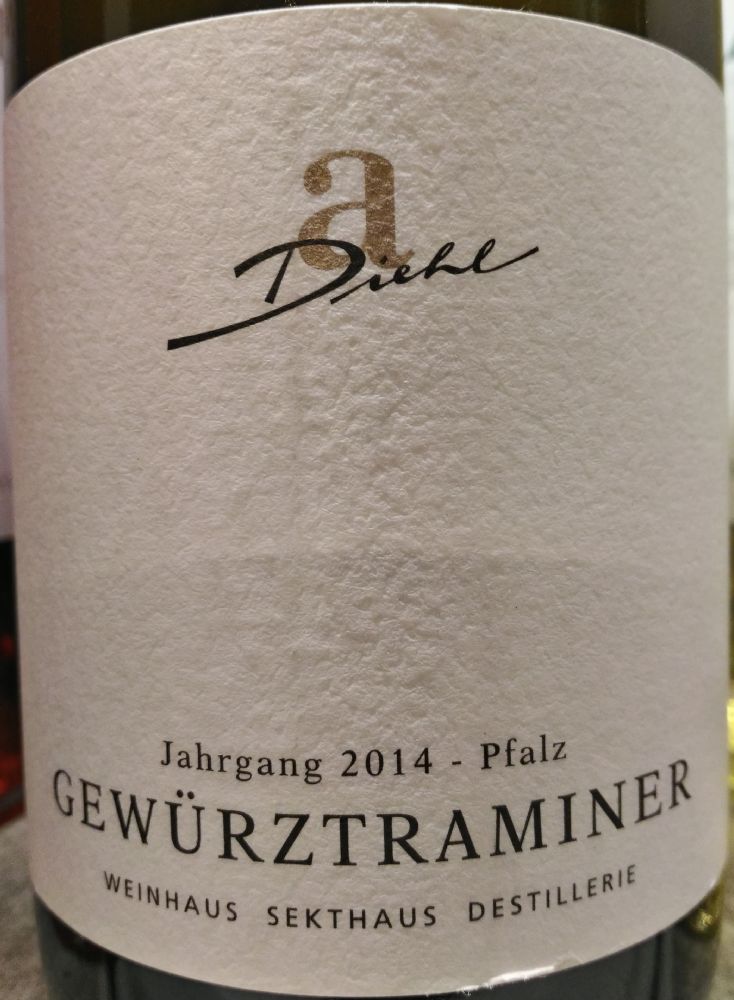 Wein- und Sektgut-Destillerie Andreas Diehl Gewürztraminer 2014, Основная, #4948