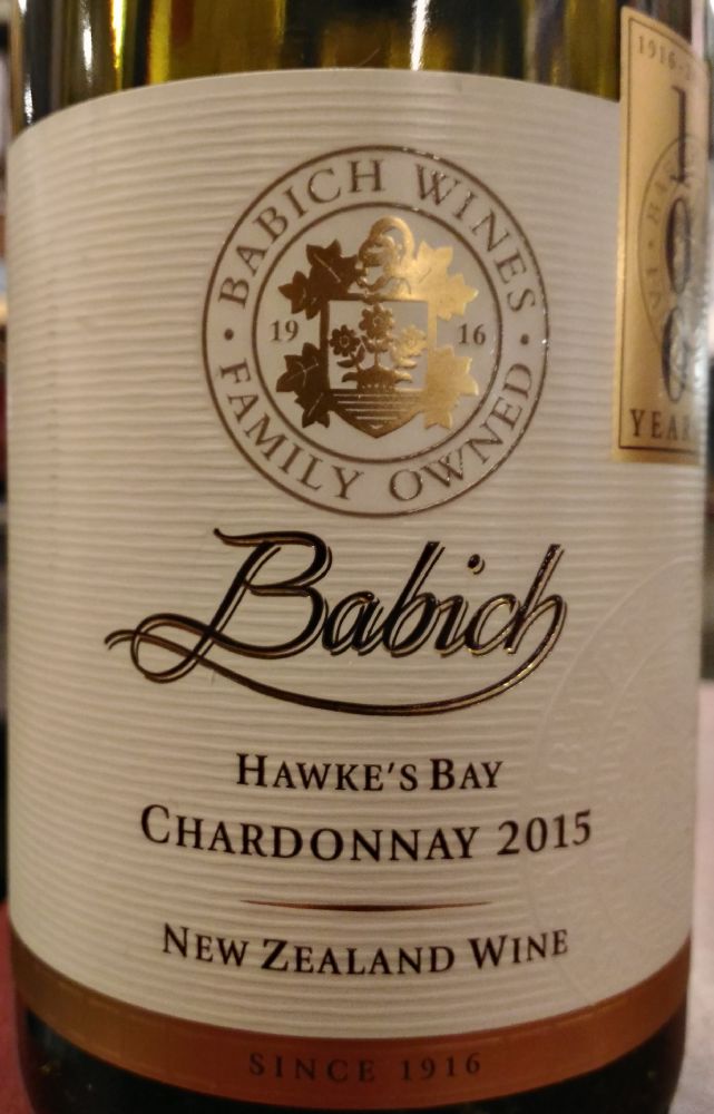 Babich Wines Ltd Chardonnay Hawke’s Bay 2015, Основная, #4989