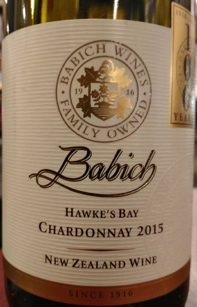 Babich Wines Ltd Chardonnay Hawke’s Bay 2015, Основная, #4989