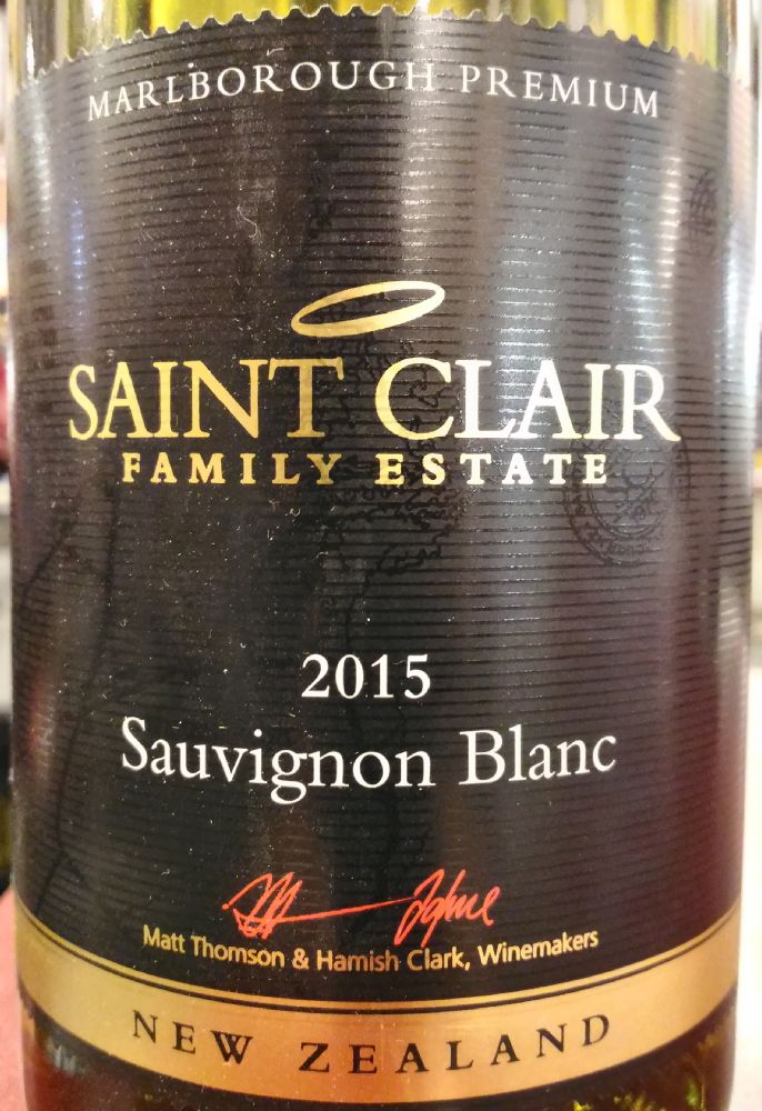 Saint Clair Family Estate Premium Sauvignon Blanc Marlborough 2015, Основная, #4992