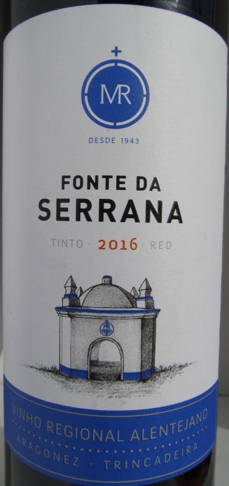 Sociedade Agrícola D. Diniz S.A. Fonte da Serrana Vinho Regional Alentejano 2016, Основная, #5010